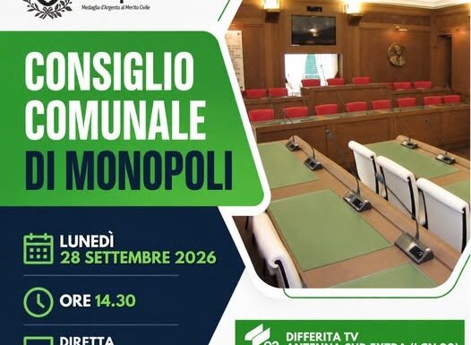 Consiglio Comunale 28 settembre 2026